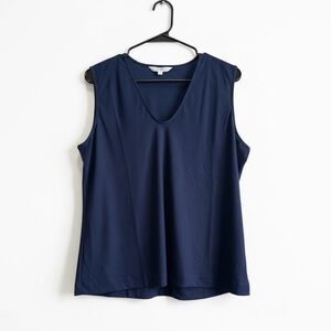 Cleo Navy Blue Women's Tank Top